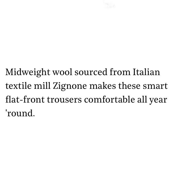 JWN Men’s John W. Nordstrom Torino Classic Fit Black Wool Italian Dress Pants 40 - Picture 11 of 11